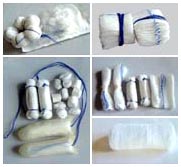 Gauze ball and Gauze bandage